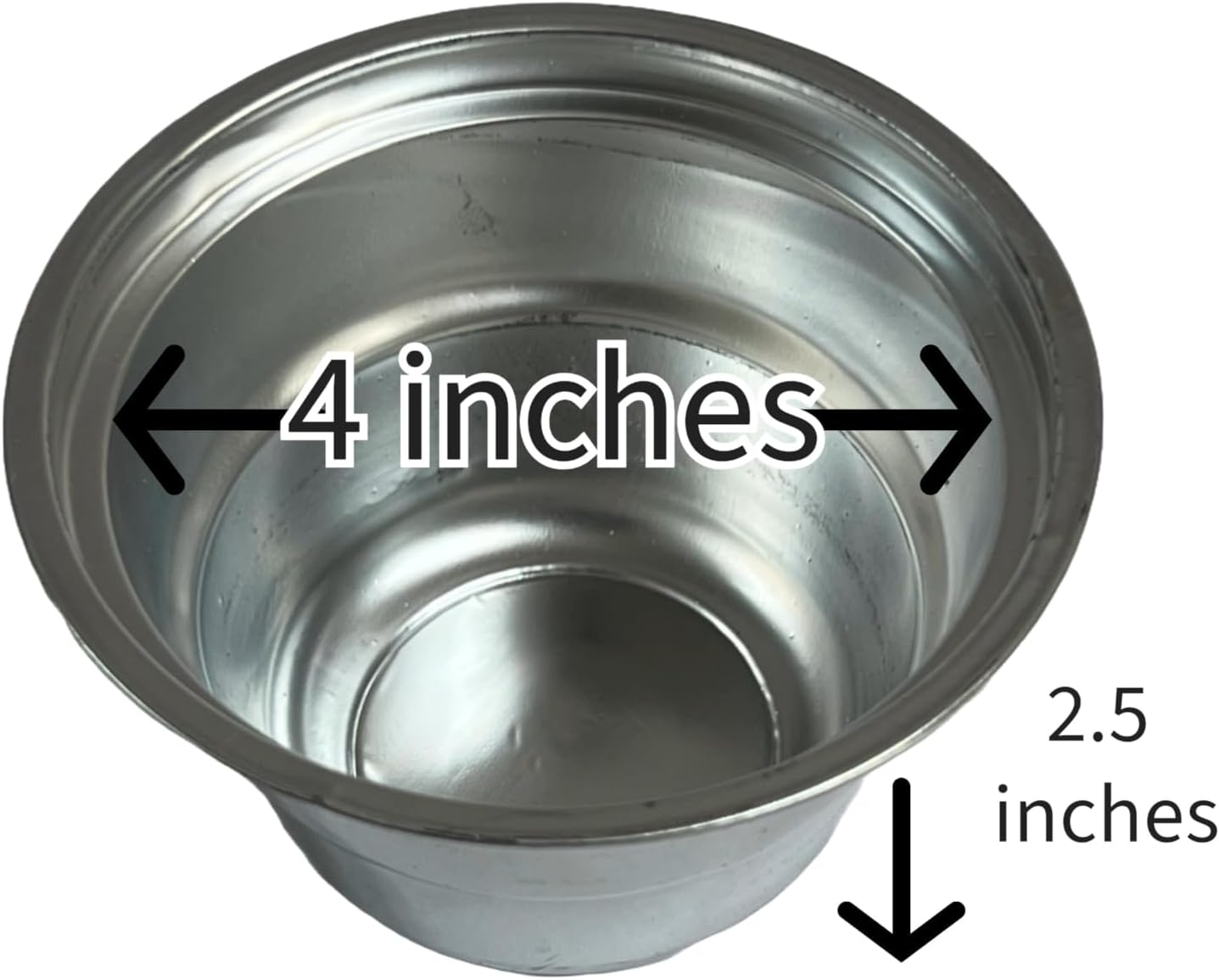 Disposable Plastic Katori - Silver