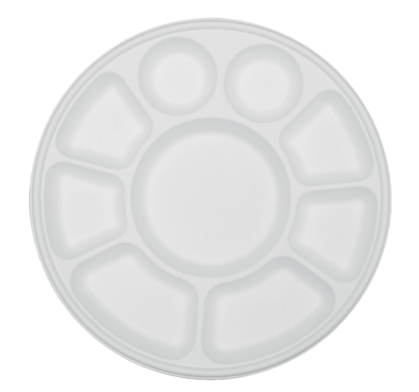 9 Compartment Biodegradable Party Thali Plates