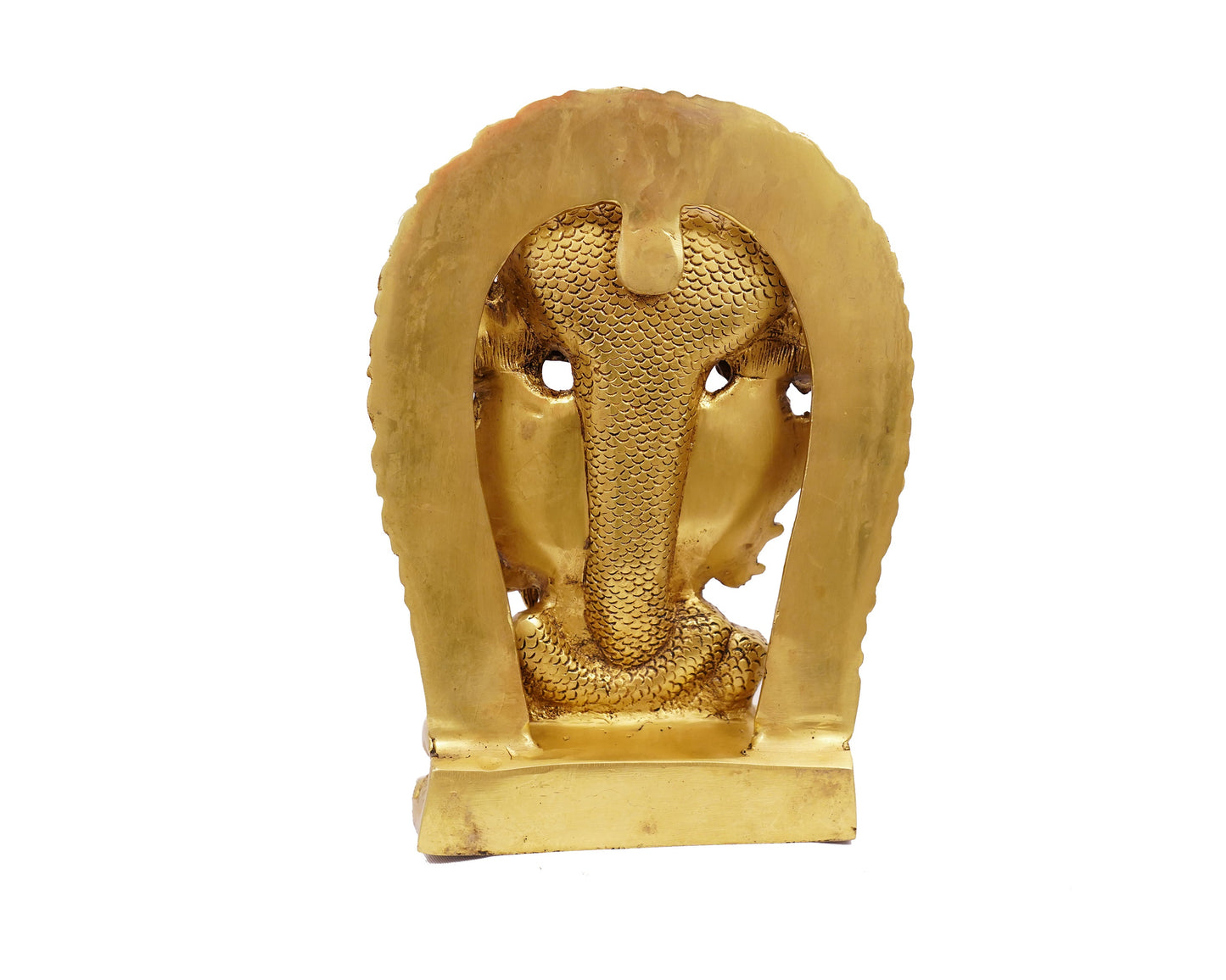 Lord Vishnu Idol Brass Statue with ten Heads for Puja, Home Mandirs, Gifts by Pooja Bazar 4 X 11 X 6.5 In