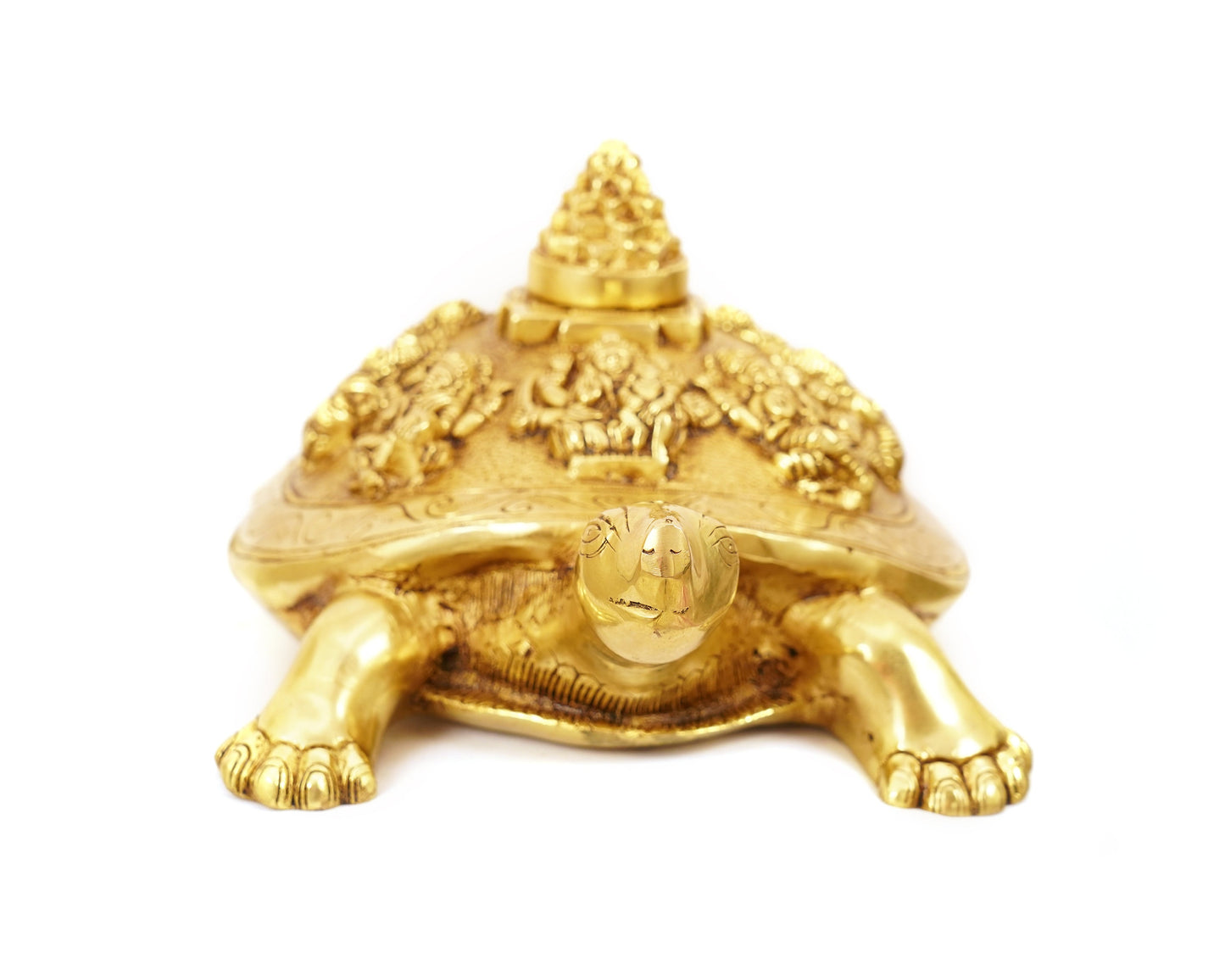 Vishnu Vahana Kurma Murti vishnu Yantra Brass Material Statue For Puja, Home Mandir, Gifts by Pooja Bazar 15 X 7 X 10 In