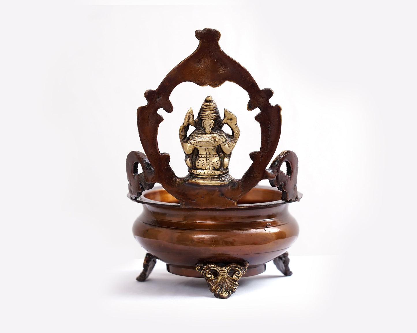 Ganesh Lota Kailash Brass Material for Puja, Home Mandirs, Decor, Gifts by Pooja Bazar 6 X 9 X 6 In