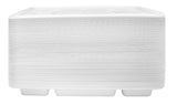 11 Compartment Plastic Plate - Disposable Plastic Thali for Partys - White Color (50 Pack)