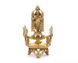 Balaji Statue Aarti Meduim Diya Brass Material For Puja, Home Mandir, Gifts by Pooja Bazar 7 X 14 X 7 In