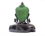 Lord Buddha Brass Statue - Buddha Idol Statue for Garden, Puja, Home Mandirs, Gifts by Pooja Bazar 4 X 10 X 9 In