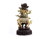 Shri Krishna Brass Statue for Puja, Home Mandirs, Gifts, Decor by Pooja Bazar 3.5 X 12 X 6 In