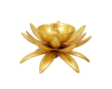 Aarti Pooja Small Lotus Diya Brass Material for Aarti, Home, Puja, Mandir, Gifts by Pooja Bazar 5.5 X 3 X 5.5 In