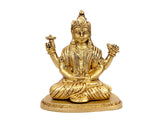 Shri Krishna with sudarshan chakra Brass Statue for Puja, Home Mandirs, Gifts, Showpiece by Pooja Bazar 3.5  X 5.5 X 5 In